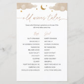 Oude vrouwen Twinkle Star Baby shower Game (Voorkant)