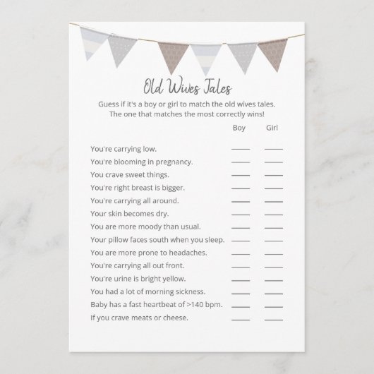 Oude vrouwen Verhalen Moderne Baby Olifant Kaart (Voorkant)