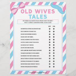 Oude vrouwen verkopen [Geslacht verrassend] Briefhoofd