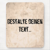 Oude vuile achtergrond muismat (Voorkant)