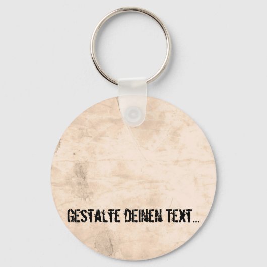 Oude vuile achtergrond sleutelhanger (Voorkant)