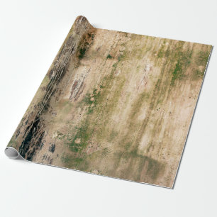 Oude vuile beschadigde wandachtergrond. Scratched  Cadeaupapier