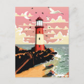 Oude Vuurtoren Briefkaart (Voorkant)