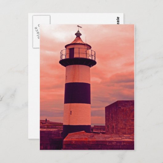 oude vuurtoren briefkaart (Voorkant / Achterkant)