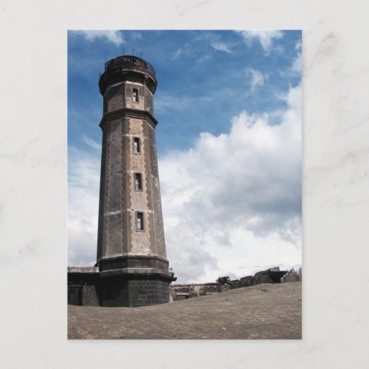 Oude vuurtoren briefkaart (Voorkant)