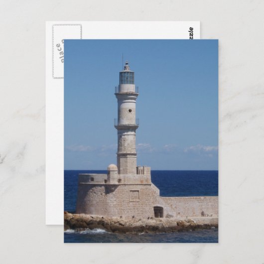Oude vuurtoren Briefkaarten (Voorkant / Achterkant)