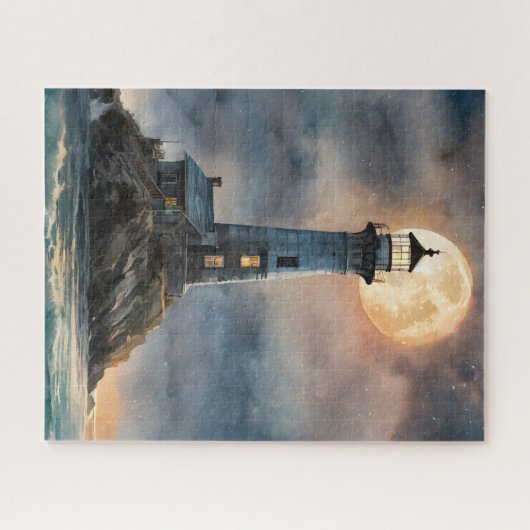 Oude vuurtoren legpuzzel (Horizontaal)