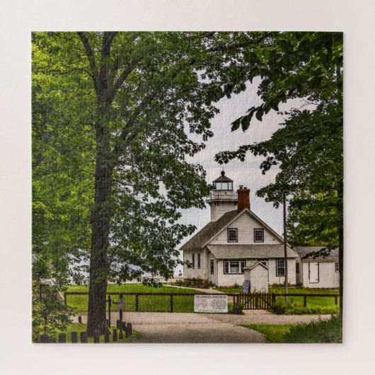 Oude vuurtoren van de Opdracht - stuk 676 Legpuzzel (Verticaal)