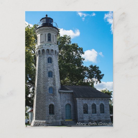Oude vuurtoren van Fort Niagara Briefkaart (Voorkant)