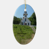 Oude vuurtoren van het Punt van de Opdracht Keramisch Ornament (Rechts)