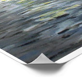 Oude vuurtoren van Louisiana Poster (Hoek)