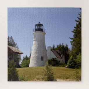 Oude vuurtoren van Presque Isle Legpuzzel