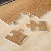 Oude wagen en wolbalen, Barellan, Australië Legpuzzel (Zijkant)