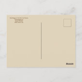 Oude wagen in de Herfst op het Briefkaart Prairie (Achterkant)