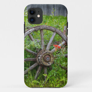 Oude wagenwiel in historische oude goudstad 3 iPhone 11 hoesje