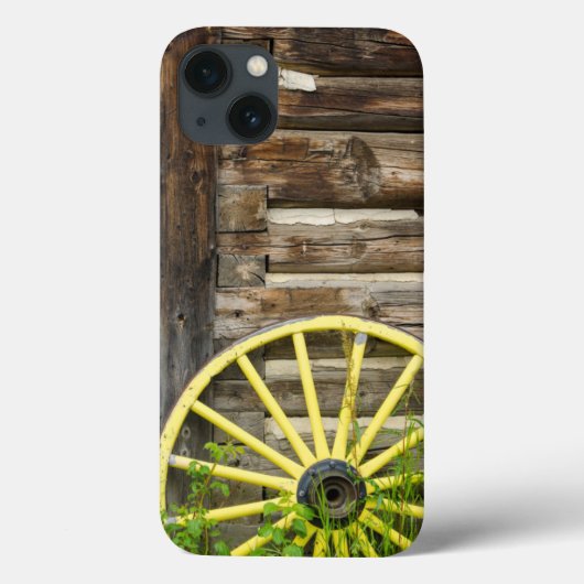 Oude wagenwiel in historische oude goudstad Case-Mate iPhone case (Achterkant)