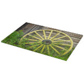 Oude wagon in een oude goudstad snijplank (Hoek)