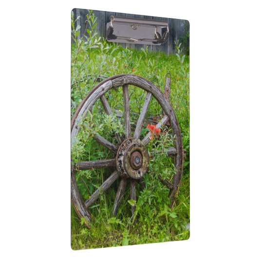 Oude wagon in oude gouden stad 3 klembord (Rechts)