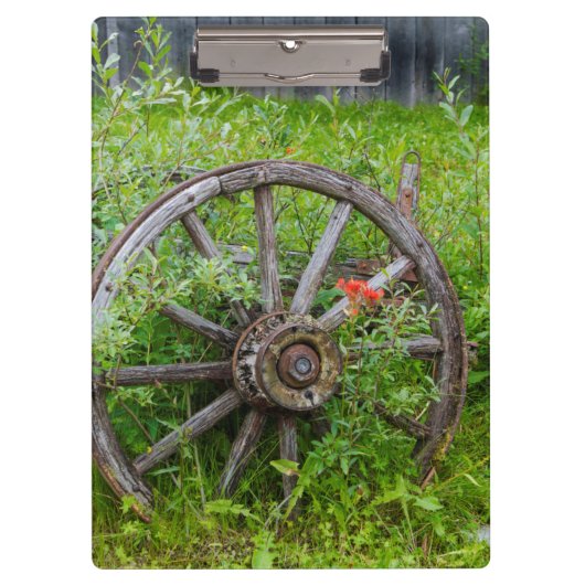 Oude wagon in oude gouden stad 3 klembord (Voorkant)