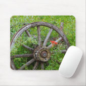 Oude wagon in oude gouden stad 3 muismat (Met muis)