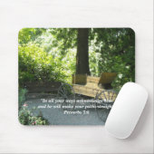 Oude Wagon met de Verse van de Manuscript Muismat (Met muis)