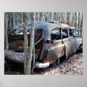 Oude Wagon van het Wrecked Station Poster (Voorkant)