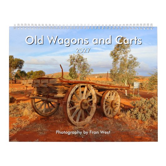 Oude Wagons en Karren 2027 Kalender (Hoes)