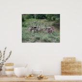 Oude wagonwielen II Poster (Keuken)