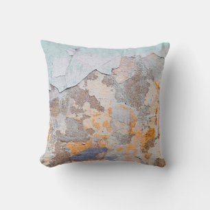 Oude Wallgrunge, abstract, oud, kunst, achtergrond Kussen