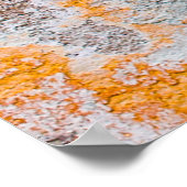 Oude Wallgrunge, abstract, oud, kunst, achtergrond Poster (Hoek)