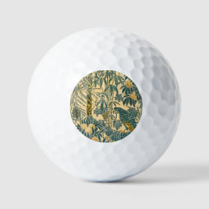 Oude Walter Crane Ara- en citrusvruchtkunst Golfballen