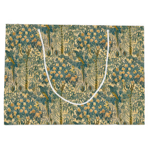 Oude Walter Crane Ara en citrusvruchtkunst Groot Cadeauzakje
