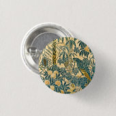 Oude Walter Crane Ara- en citrusvruchtkunst Ronde Button 3,2 Cm (Voorkant /achterkant)