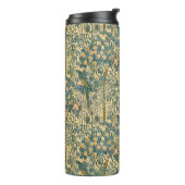 Oude Walter Crane Ara- en citrusvruchtkunst Thermosbeker (Gedraaid links)
