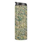 Oude Walter Crane Ara- en citrusvruchtkunst Thermosbeker (Geroteerd rechts)
