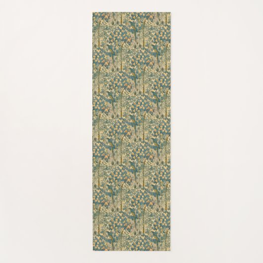 Oude Walter Crane Ara- en citrusvruchtkunst Yogamat (Voorkant)