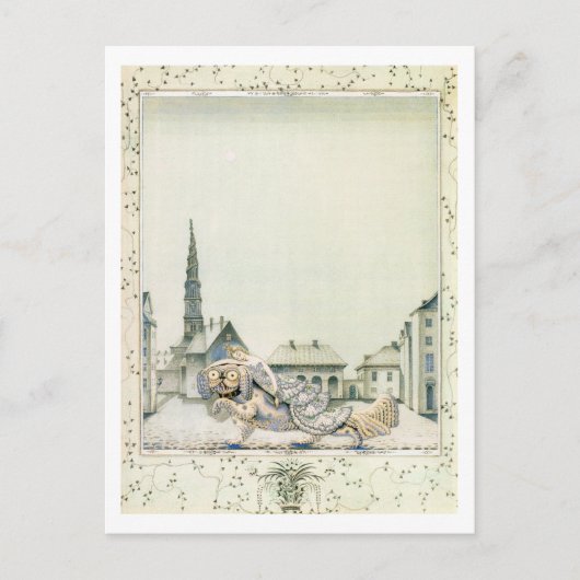 Oude walvissen uit het noorden briefkaart (Voorkant)