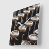 Oude wandklok voor schrijfmachines - Square Wall (Hoek)