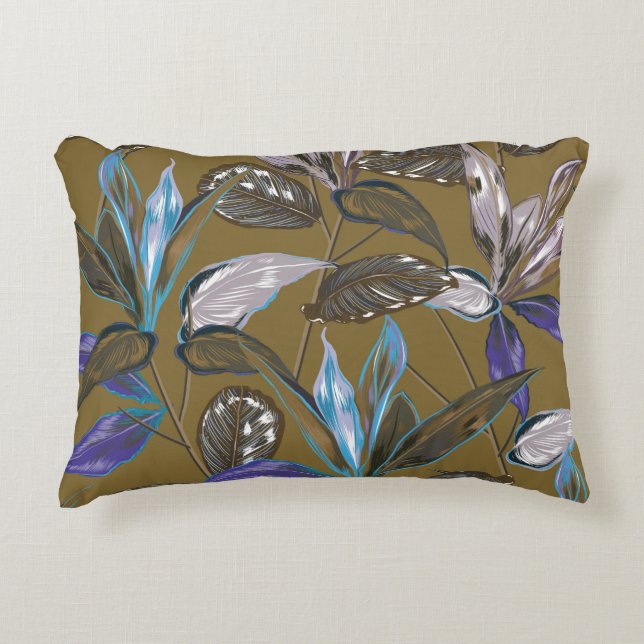 Oude wandtextuur met scheuren, achtergrond accent kussen (Voorkant)