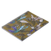 Oude wandtextuur met scheuren, achtergrond notitieboek (Linkerzijde)