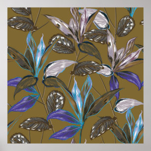 Oude wandtextuur met scheuren, achtergrond poster