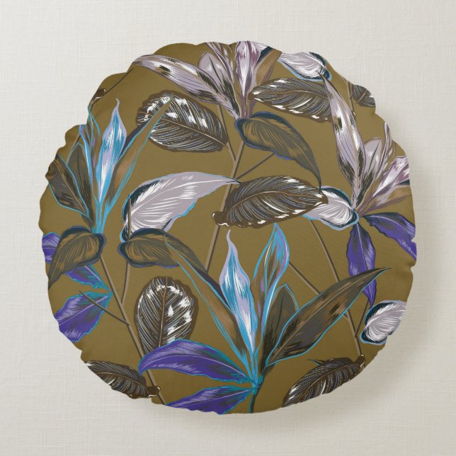 Oude wandtextuur met scheuren, achtergrond rond kussen (Voorkant)