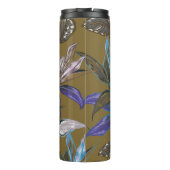 Oude wandtextuur met scheuren, achtergrond thermosbeker (Achterkant)