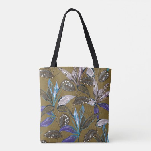 Oude wandtextuur met scheuren, achtergrond tote bag (Achterkant)