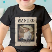 Oude Wanted Poster Grappige Vaderdag Romper