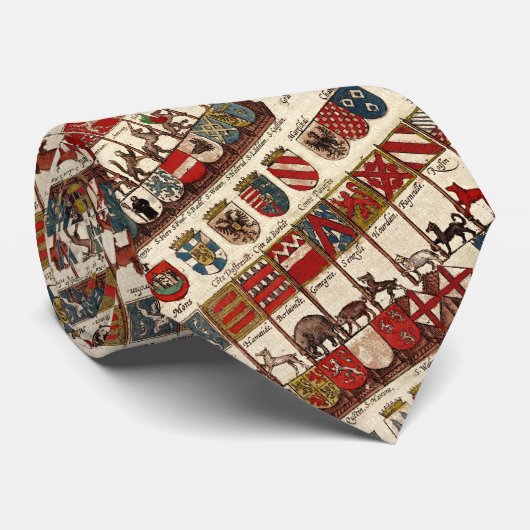 Oude Wapenheraldiek van Wallonië Stropdas (Opgerold)