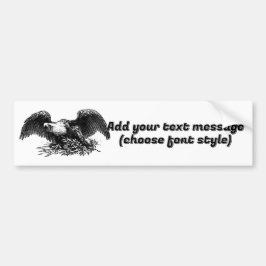 Oude War Eagle Bumpersticker