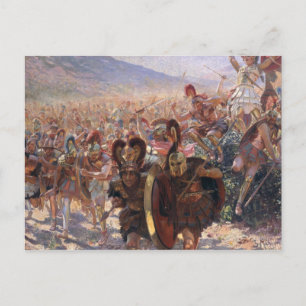 Oude Warriors Briefkaart