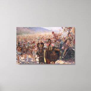 Oude Warriors Canvas Afdruk