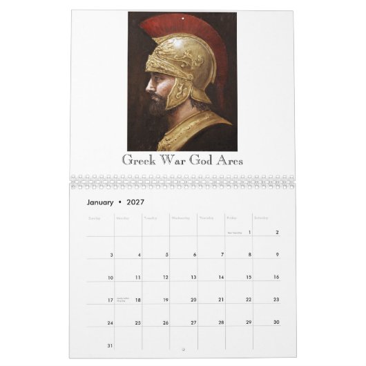 Oude Warriors Kalender (Jan 2027)